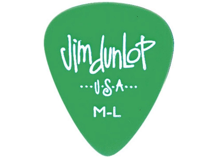 Dunlop Gels 486RML 72-pack Gels Green Medium light plekter 